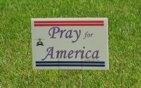NCP-Pray for America Yard Sign
